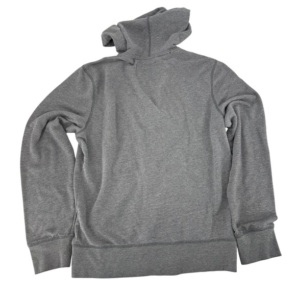 Aeropostale Full Zip Hoodie Gray Heathered Fleece Sweatshirt Small Vintage Y2K - Picture 6 of 7